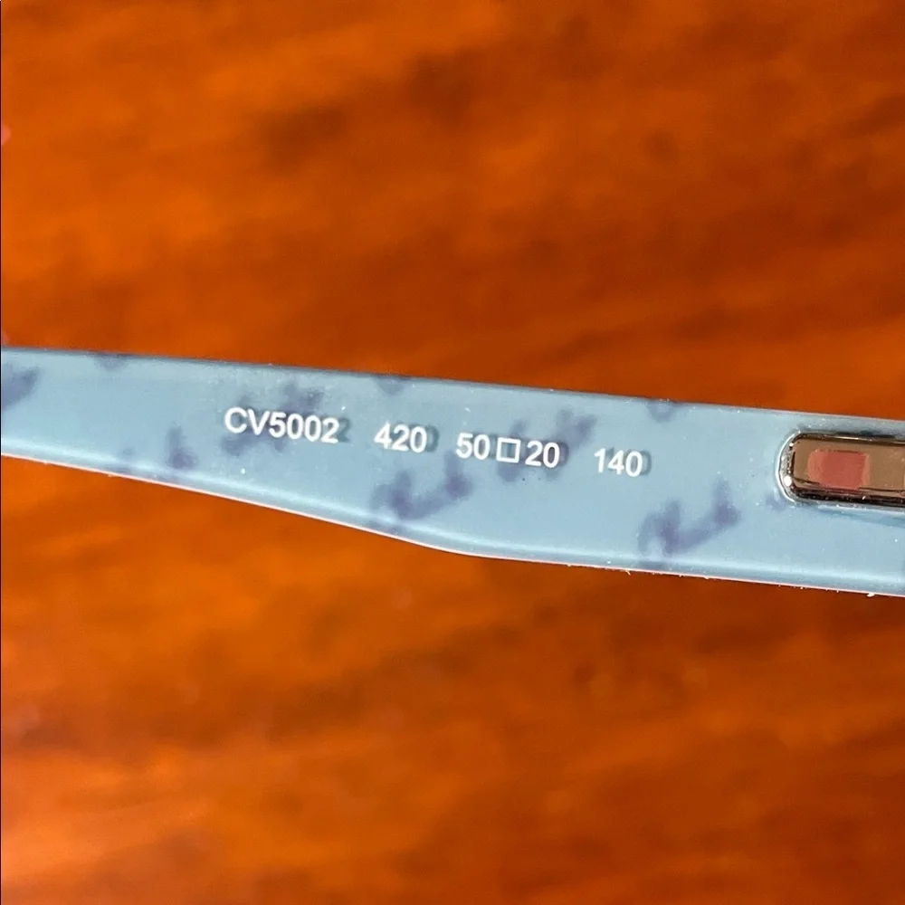 Converse Blue Round Eyeglasses in blue